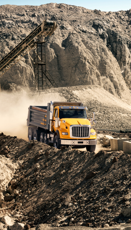 Truck on the jobsite