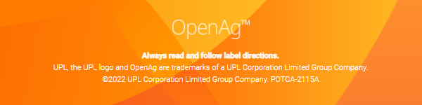 UPL, the UPL logo, OpenAg are trademarks of a UPL Corporation Limited Group Company. ©2022 UPL Corporation Limited Group Company. POTCA-2115A