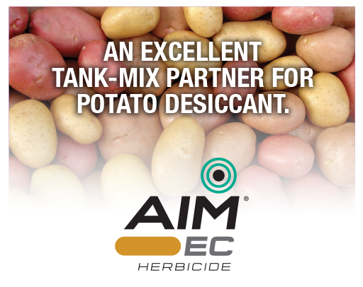 AN EXCELLENT TANK-MIX PARTNER FOR YOUR POTATO DESICCANT.