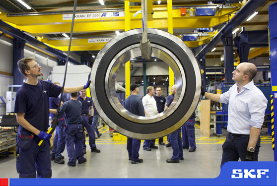 Large size bearings with integrated seals reduces downtime