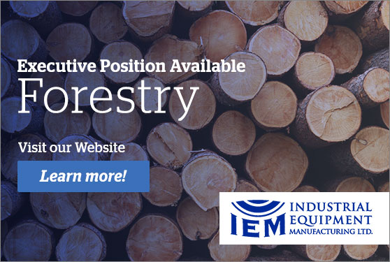 <center>Industrial Equipment Manufacturing Ltd.<br />
Pulp Mill Fibre Optimization Specialist</center>