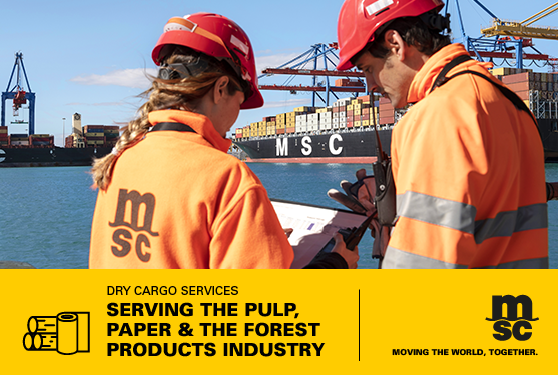 MSC IS SERVING THE PULP, PAPER & FOREST PRODUCTS INDUSTRY
