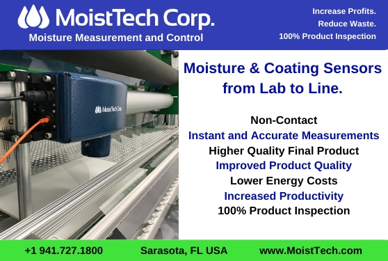 Non-Contact Moisture & Coating Sensors Bring Immediate ROI