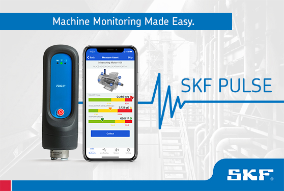 With SKF Pulse, anyone on your team can monitor machine health