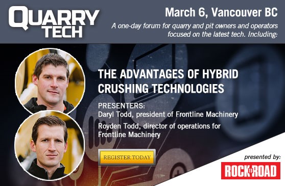 The advantages of hybrid crushing technologies, at Quarry Tech