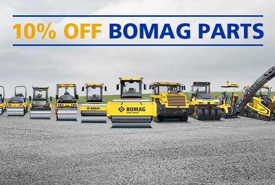 <b>Paving the Way with Support, Get 10% Off BOMAG Parts Now</b>