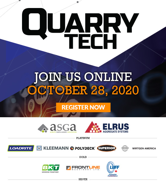 <b>Quarry Tech Virtual Event to feature Permanent Pandemic Practices Roundtable!</b>