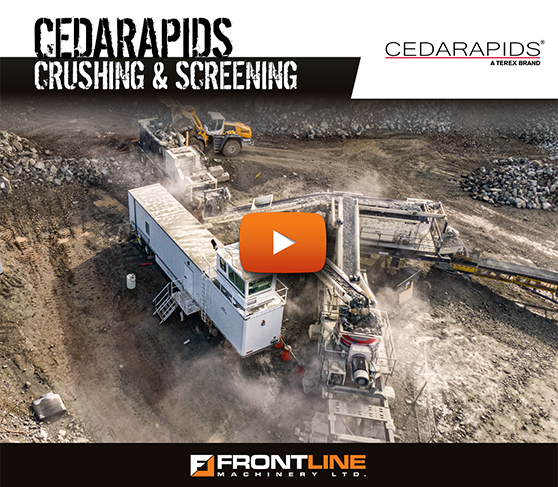 Cedarapids Crushing and Screening Equipment from Frontline Machinery