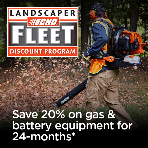 ECHO Landscaper Fleet Program - Save 20% for 24-months