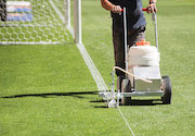 Athletic field painting