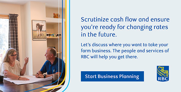 Scrutinize cash flow and ensure you're ready for changing rates in the future. 