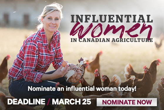 Recognize an Influential Woman in Canadian Agriculture