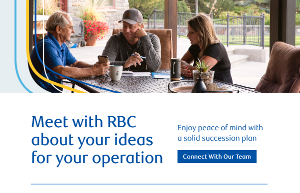 Meet with RBC about your ideas for your operation.