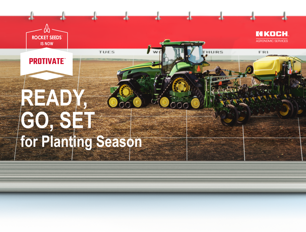 Ready, Go, Set for planting season.