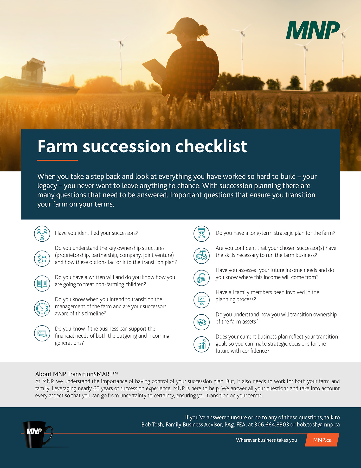 Farm succession checklist