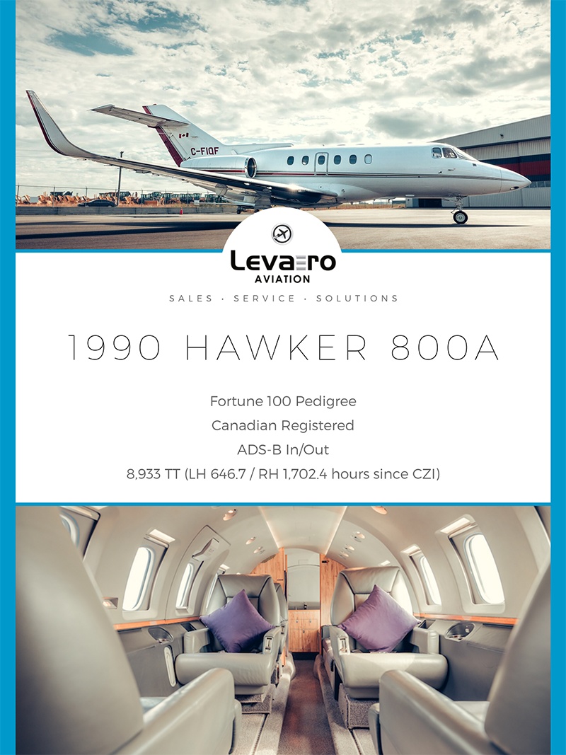 Levaero 1990 Hawker 800A