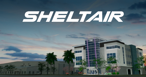 Escape the cold and fly south! Sheltair has the space for you.