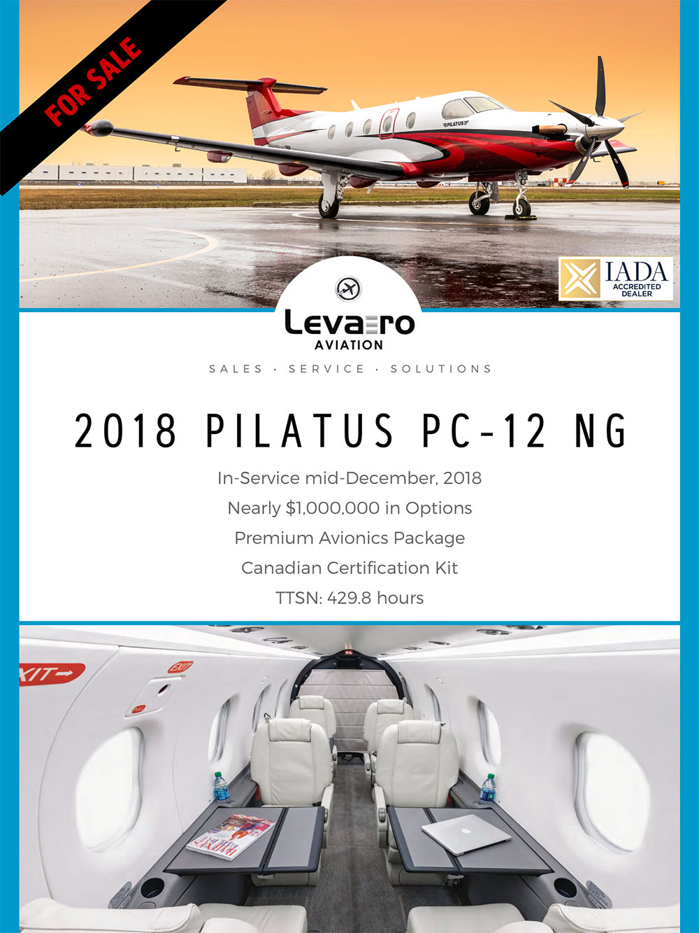 FOR SALE: 2018 Pilatus PC-12 NG